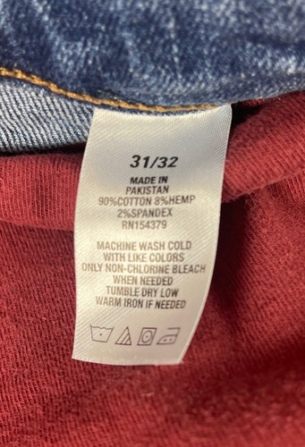 Aeropostale Jeans Skinny Tapered Distressed No Hem Men's 31x32 - Picture 11 of 14