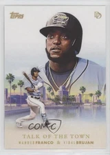 2022 Topps On Demand Dynamic Duals Wander Franco Vidal Brujan #TOT-5 Rookie RC