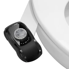 Bidet Attachments, Dual Nozzle (Feminine and Rear Wash) Non-Electric Bidet At...