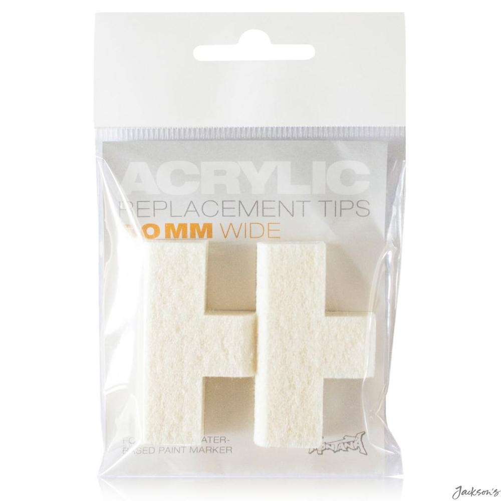 Montana Acrylic Marker Replacement Tip 50mm Pack Of 2 For 50mm Marker Body