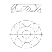 Mahle Kolben Passend FüR Opel Astra G Caravan F35 1.7 Cdti L35 F48 F08 L48 F35