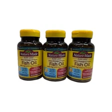 3 Nature Made Extra Strength Omega 3 Fish Oil 1400 mg 45 Softgels Ea. Exp: 04/27