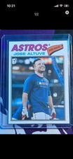 Topps 2026 Heritage Image Variation Jose Altuve #11 Base Set Houston Astros