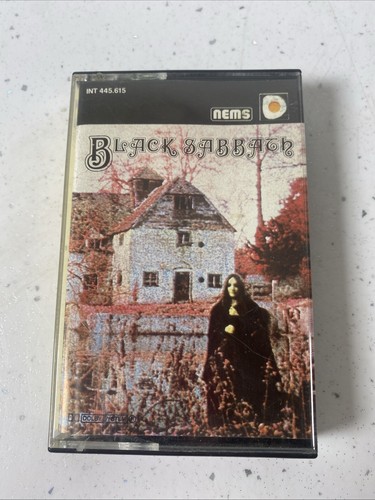 BLACK SABBATH - Self-titled Cassette Tape Ozzy Heavy Metal