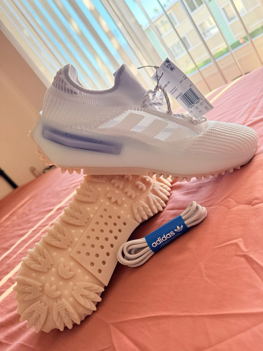 adidas NMD_R1 Primeknit Cloud White | eBay