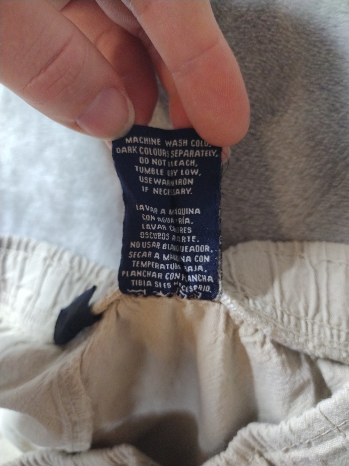 Basic Editions Womens Size M Tan Solid Pull On Kh… - image 12