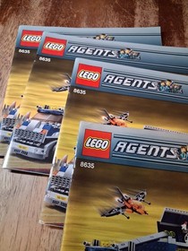LEGO Agents Mission 6 Mobile Command 8635  Instructon Manual Only GUC No Bricks