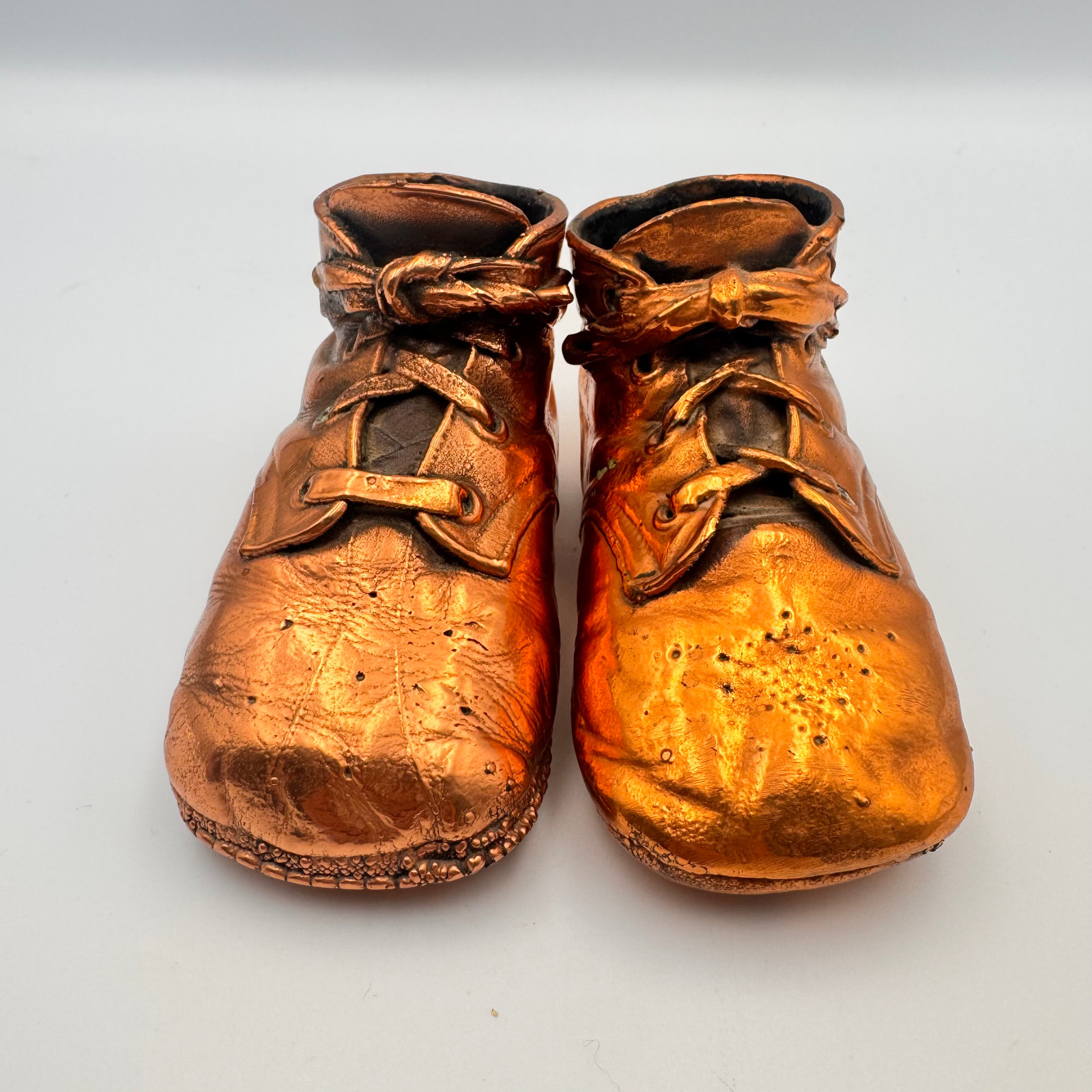 Vintage Bronzed Baby Shoes