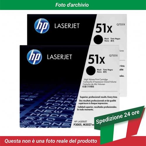 HP 51X Toner Black 2 Pack