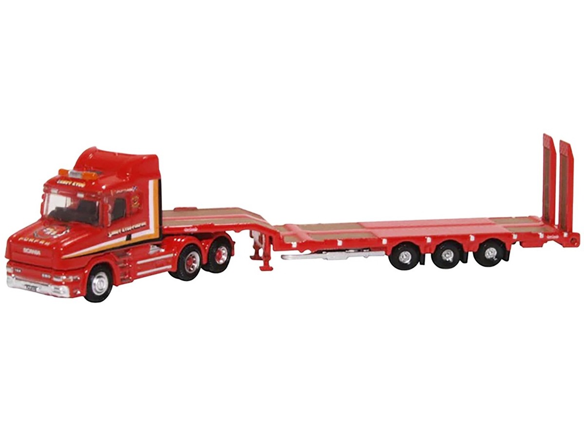 SCANIA T-CAB TRUCK RHD W/LOWBOY TRAILER 