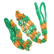  2 Pcs Slow Feed Hay Net Rabbit Feeder Hanging Goat Bag for Horse Grain