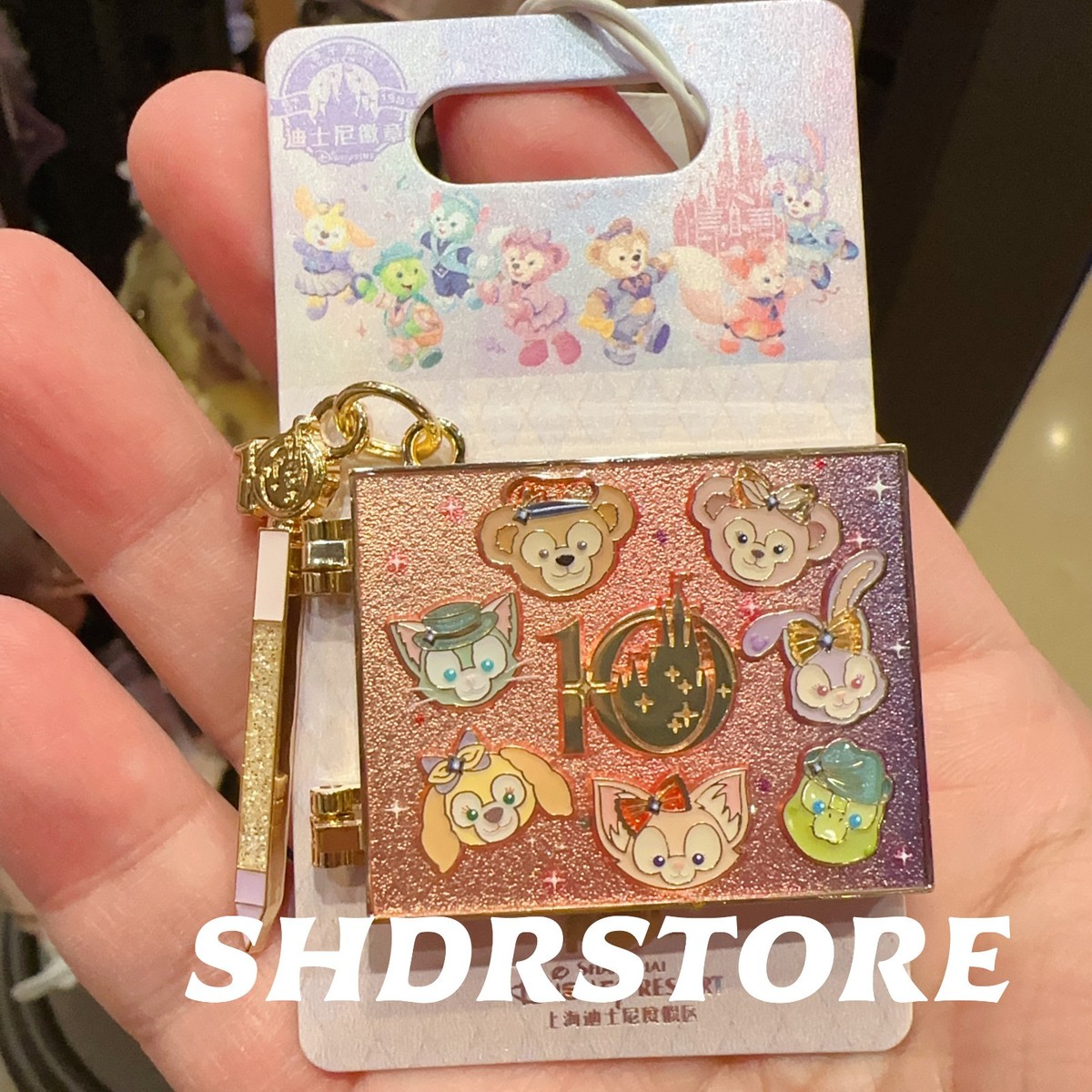 Disney pin 2026 Duffy friends signature shanghai disneyland 10th