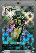 RICKY WILLIAMS ROOKIE RARE HYPER REFRACTOR FOIL INVESTMENT CARD SAINTS DOLPHINS. rookie card picture