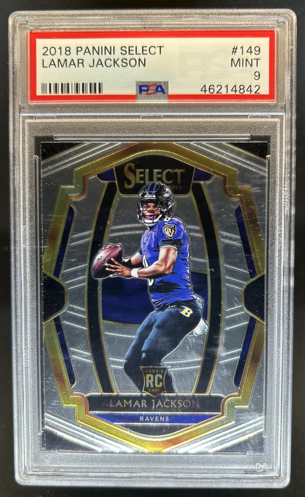 Lamar Jackson Panini Select #149 Base