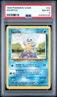 Pokémon TCG 1999 Squirtle Base Set 63/102 Regular Unlimited Common Graded PSA 8