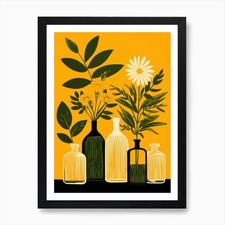 Vases Of Flowers 1 Art Print Framed Wall Art Poster Canvas Print Picture