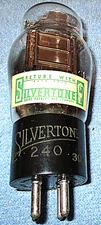 1 Silvertone 240 aka 40 Vacuum Tube - High Gain 01A Triode for Vintage Radios