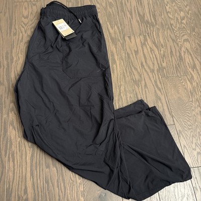 NWT Mens Nike Jordan Essentials Woven Pants FV7306-010 2XL XXL Black Loose Fit