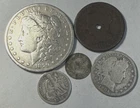 CULL MANIA: 1879 P Morgan 90% Silver Dollar, 1904 Barber Quarter MORE COBM-9709