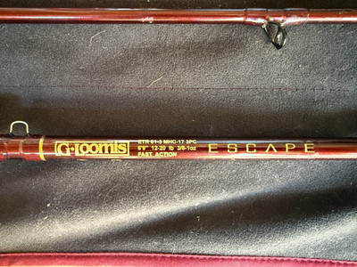 G Loomis Escape ETR 81-3 MHC-17 6'9'' 3Pc Travel Casting Rod w/Original Sleeve