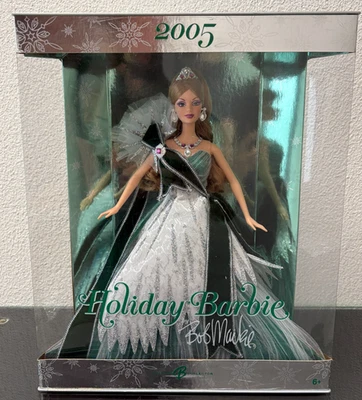 Holiday Barbie 2005 in OVP Bob Mackie Collector Mattel grünes Kleid - Bild 1 von 4