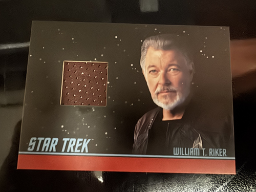 Star Trek Connections William T Riker Relic Card | eBay