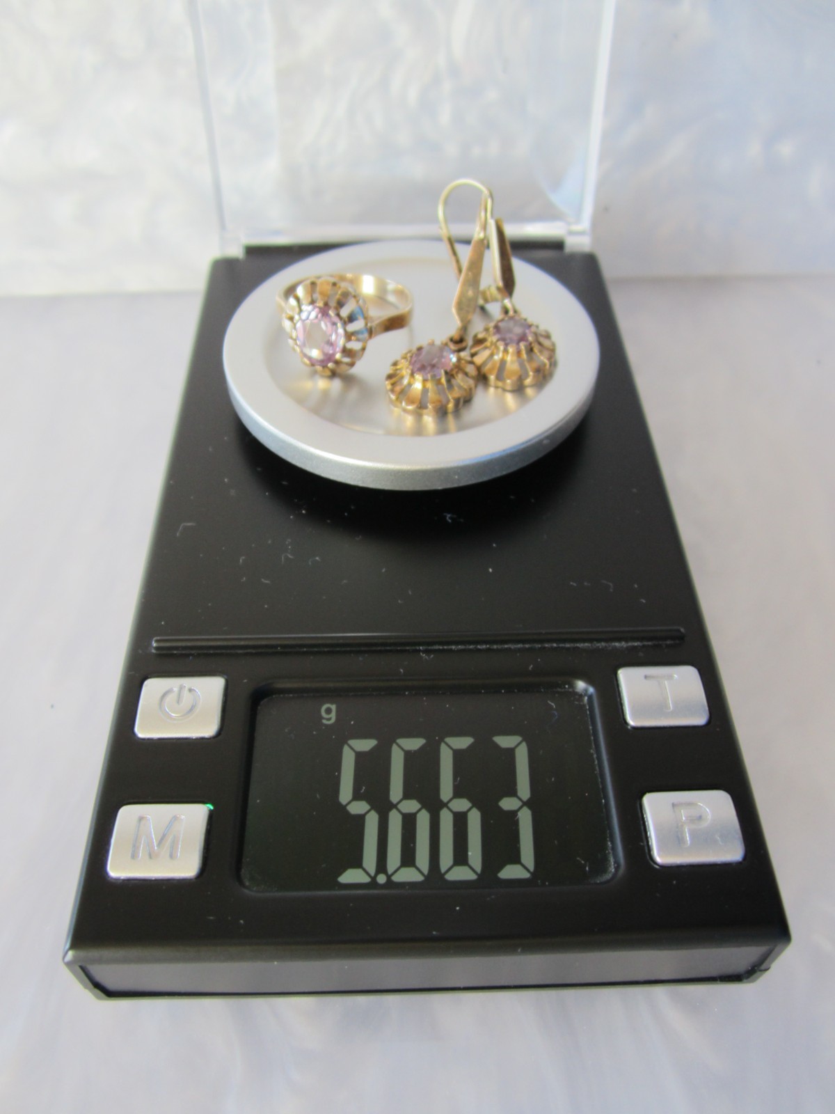 BEAUTIFUL VINTAGE SOLID 14K SOLID GOLD SAPPHIRE E… - image 2