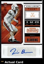 2018 Panini Contenders Draft Picks QUIN BLANDING #219 EX