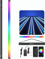 Mettlelite RGB Tube Light 4ft Video Light App Control Rechargeable