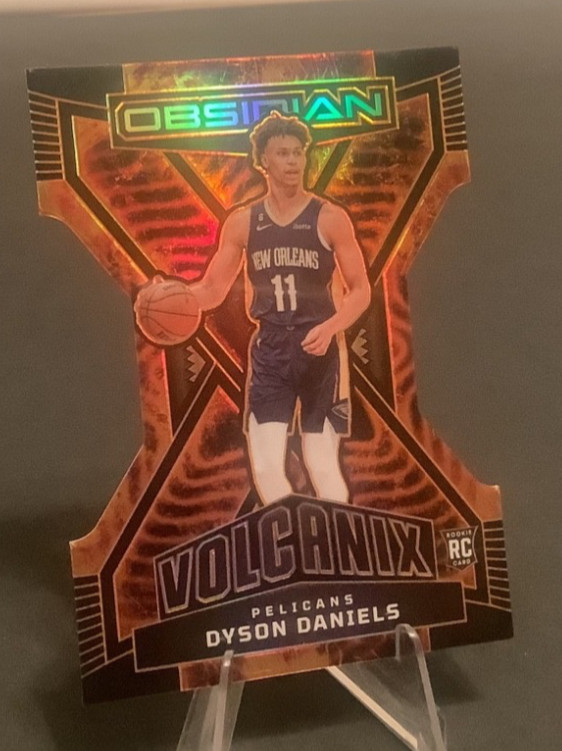 2022-23 Panini Obsidian - Volcanix #23 Dyson Daniels (RC) Atlanta Hawks SSP