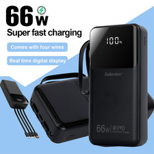Power Bank 20000mah 66W Portable Fast Charger External Battery for Mobile Phone