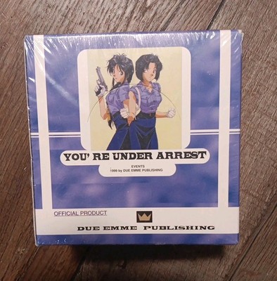 1999 Due Emme YOU'RE UNDER ARREST Trading Card Box - Italy - Factory Sealed