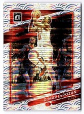 2021-22 Donruss Optic Target Exclusive SP Silver Pulsar Prizm DeMar DeRozan