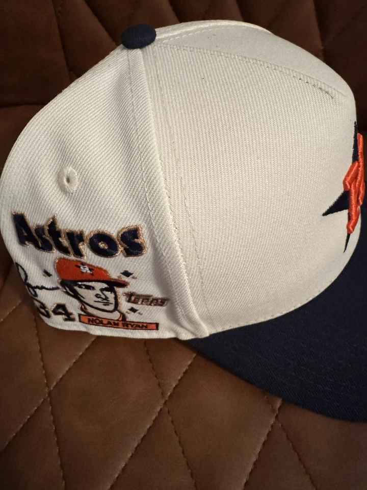 2025 Lids x Topps Mitchell &Ness - Astros Nolan Ryan Hat Player Chase Series 2 - Image 2 of 4