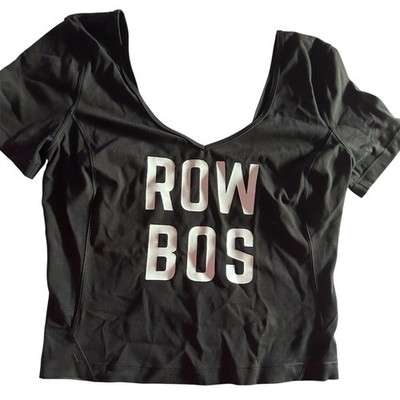 Lululemon Align Crop Top Black LOGO size 4