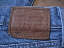 Image of Levis 501 women button fasten W30 L27 size 30
