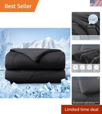 Cooling Comforter Queen Size, Double-Sided Cold Tech Fabric Quilted Bed Comfo...