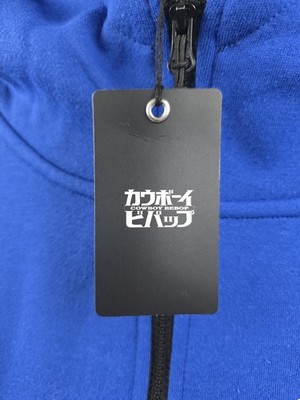 Cowboy Bebop Spike Spiegel Contrast Zip Hoodie Mens Small Atsuko