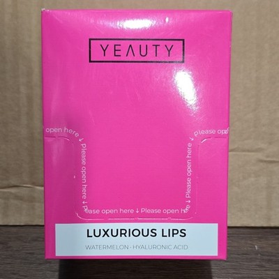 YEAUTY Luxurious Lips Hydrogel Lip Mask Watermelon, Hyaluronic Acid 0.3 oz