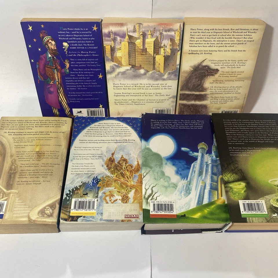Harry Potter Complete 7 Book Collection 2 First Edition Hardcovers JK Rowling - Image 3 of 4