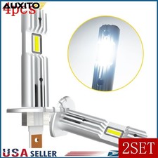 AUXITO H1 LED Headlight Bulbs Conversion Kit High Low Beam 6500K Super White 4 E