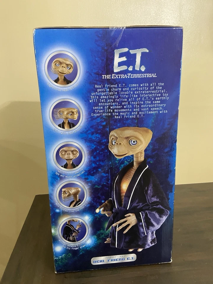E.T. 20º ANIVERSÁRIO AMIGO REAL E.T. Boneco usado! 2002 Toys R Us Exclusive - Imagem 4 de 4