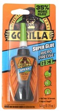 Gorilla Super Glue Micro Precise Gel Fast Setting Impact Resistant 1 Pack