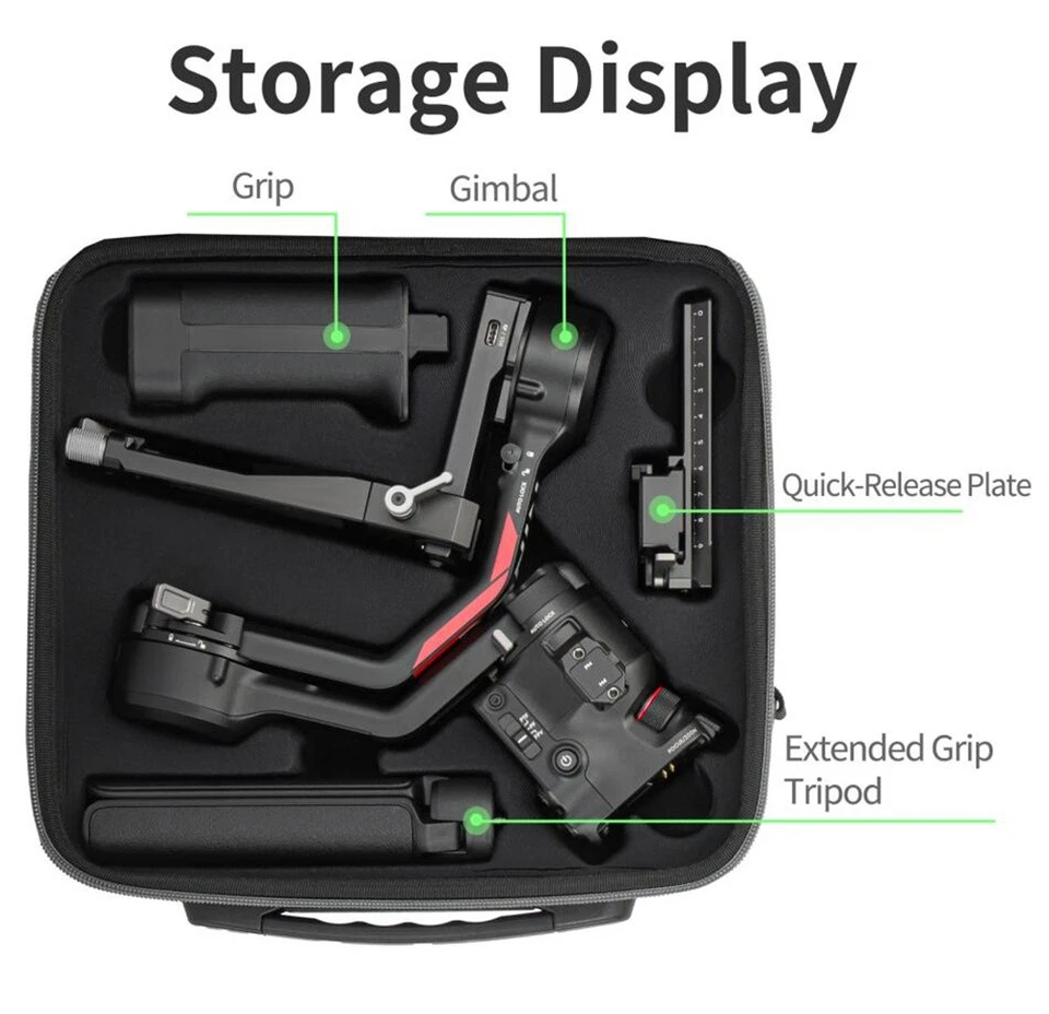 For DJI RS 4 Multifunctional Carrying Case Handbag Shoulder Crossbody Bag - Image 3 of 4