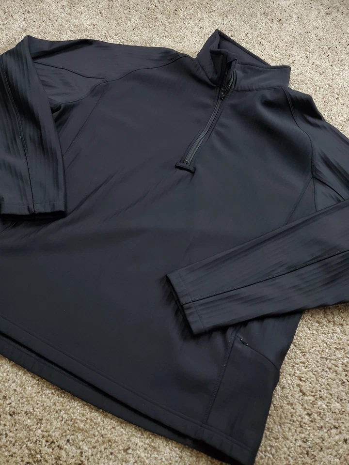 Tru-Spec Jacket Mens 2XL Black 24/7 Grid Fleece 1/4 Zip Tactical Long Sleeve - Image 2 of 4