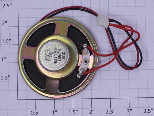 Lionel 18226-123X 2-1/4" 8 Ohm 0.25 Watt Speaker with Leads - 第 2/2 張圖片