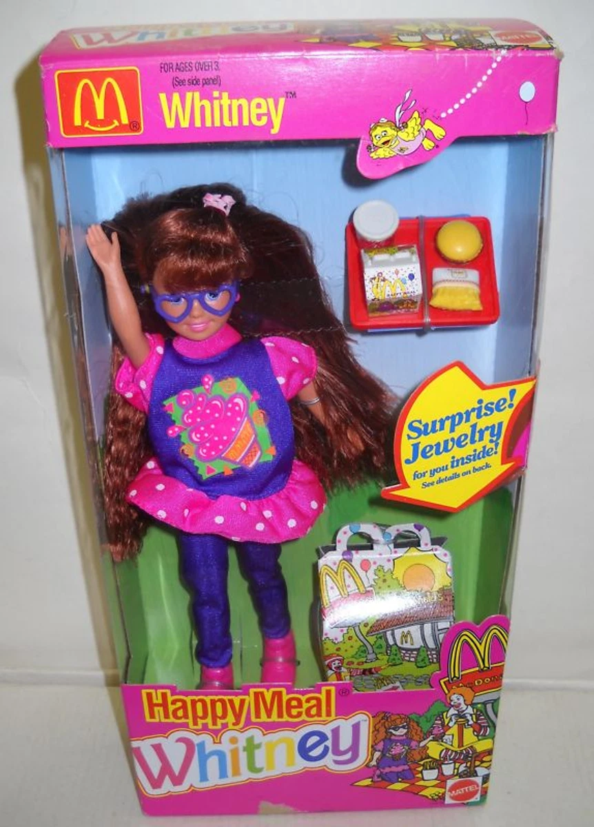714 NIB Mattel Happy Meal Whitney Stacie Barbie Doll eBay