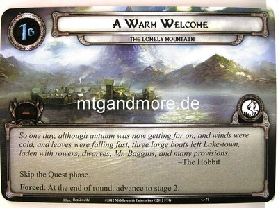 Lord of the Rings LCG  - 1x A Warm Welcome  #071 - On the Doorstep