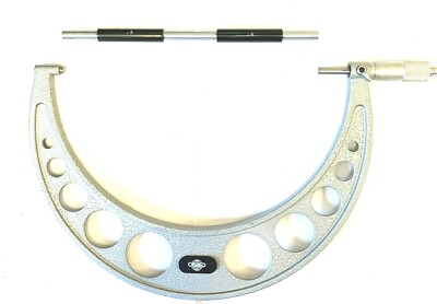 CME 9-10'' OUTSIDE MICROMETER 0.0001'' W/ STANDARD IN WOOD CASE
