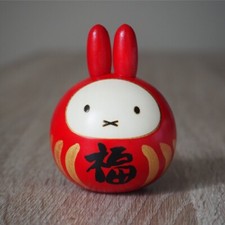 Miffy Fukudharma, Usaburo Kokeshi Doll Doll Traditional Japanese Goods Luck Daru